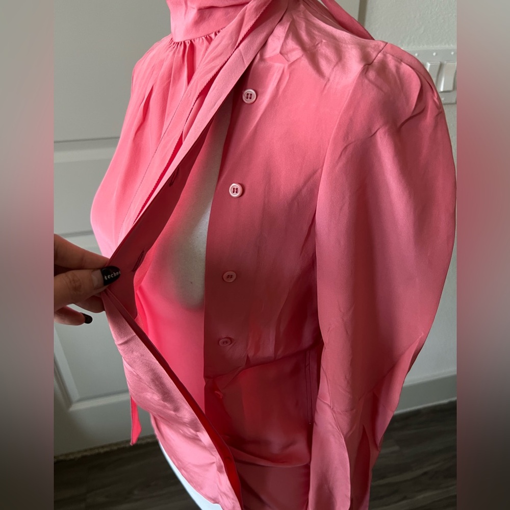 Elegant Peach  Women's Top - Picture 5 of 12